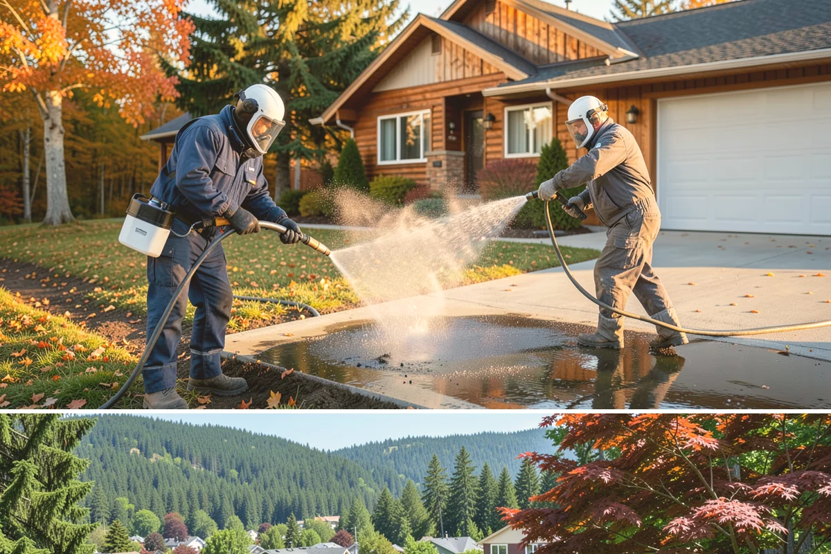 Wood Surface Cleaning in Index, Snohomish County, WA - Clean wood surfaces in late spring or summer so the boards can dry and, if desired, be sealed within the same dry window.