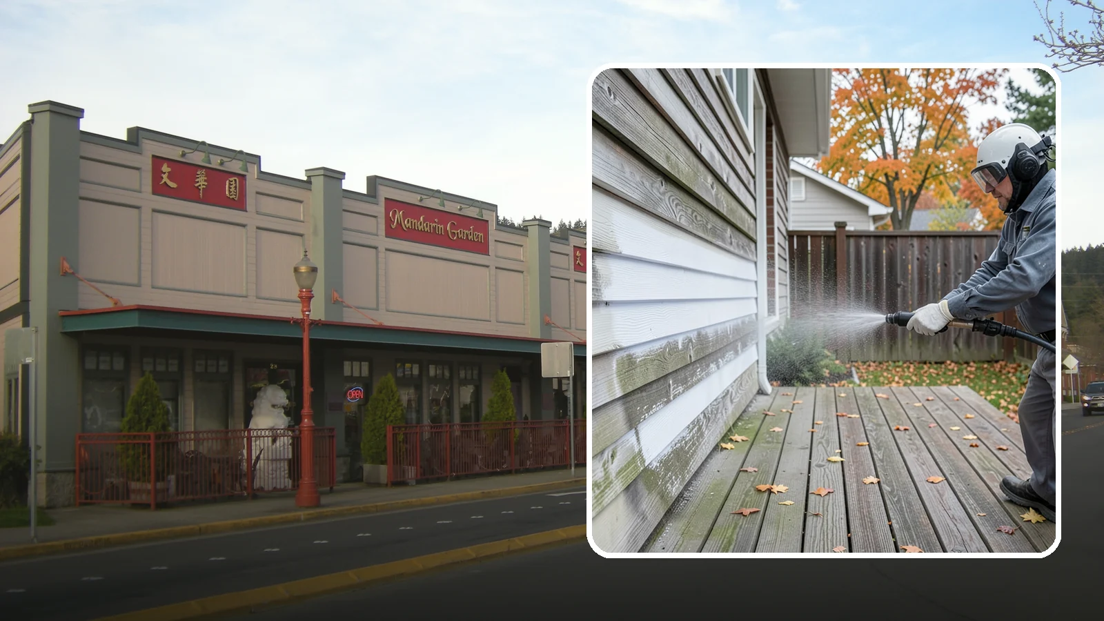 Wood Surface Cleaning in Issaquah, King County, WA - Soft, wood-safe cleaning of siding, decks, and wood features that removes mildew and graying without splintering the grain.