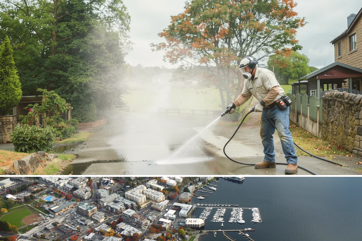 Wood Surface Cleaning in Kirkland, King County, WA - Clean wood surfaces in late spring or summer so the boards can dry and, if desired, be sealed within the same dry window.