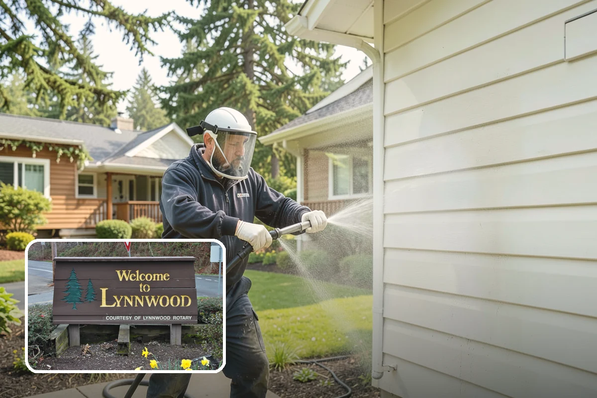Wood Surface Cleaning in Lynnwood, Snohomish County, WA - Removes mildew and surface graying from wood