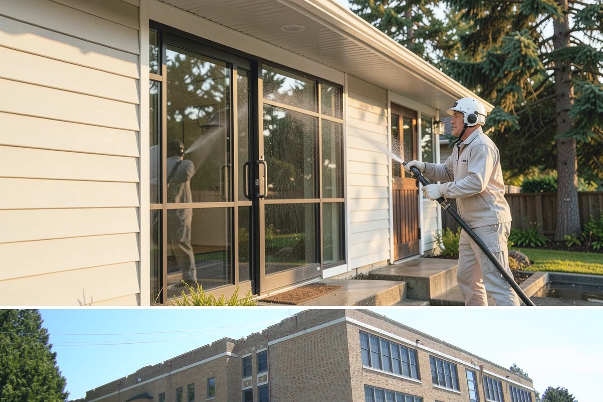 Wood Surface Cleaning in Maple Valley, King County, WA - Clean wood surfaces in late spring or summer so the boards can dry and, if desired, be sealed within the same dry window.