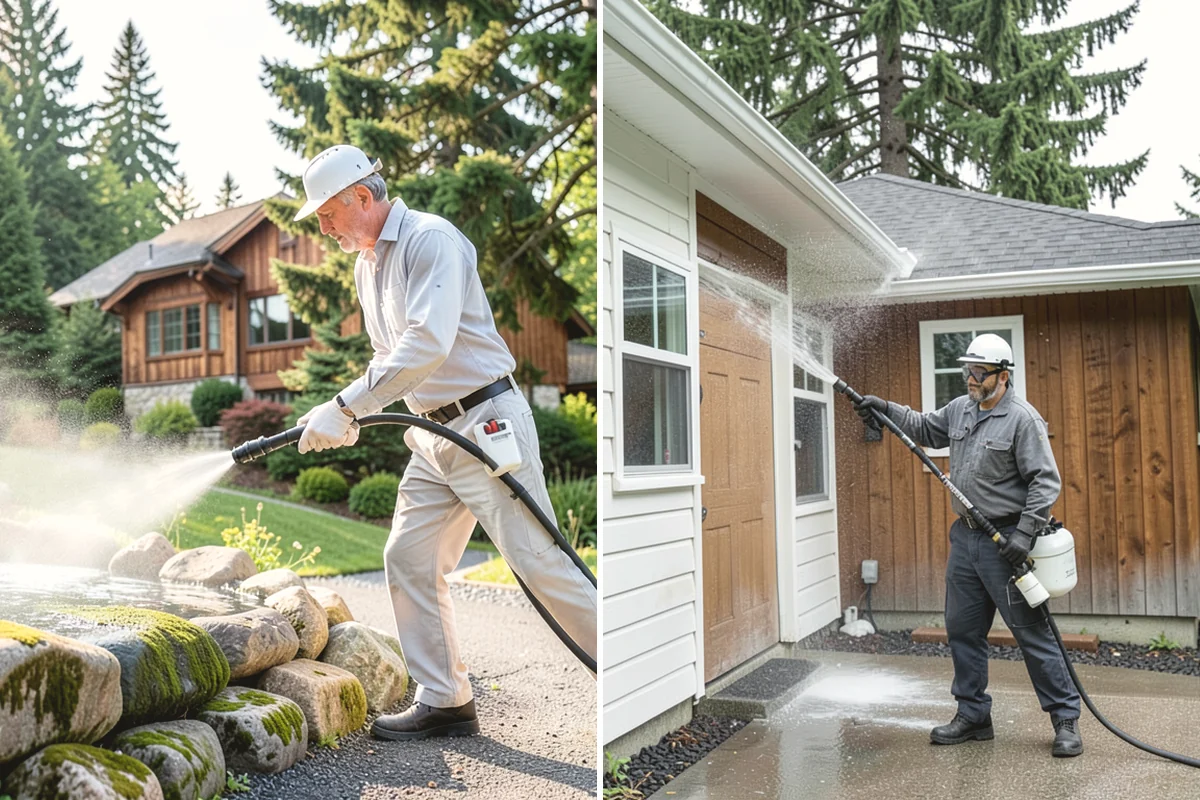Wood Surface Cleaning in Mercer Island, King County, WA - Inspect the wood and its condition