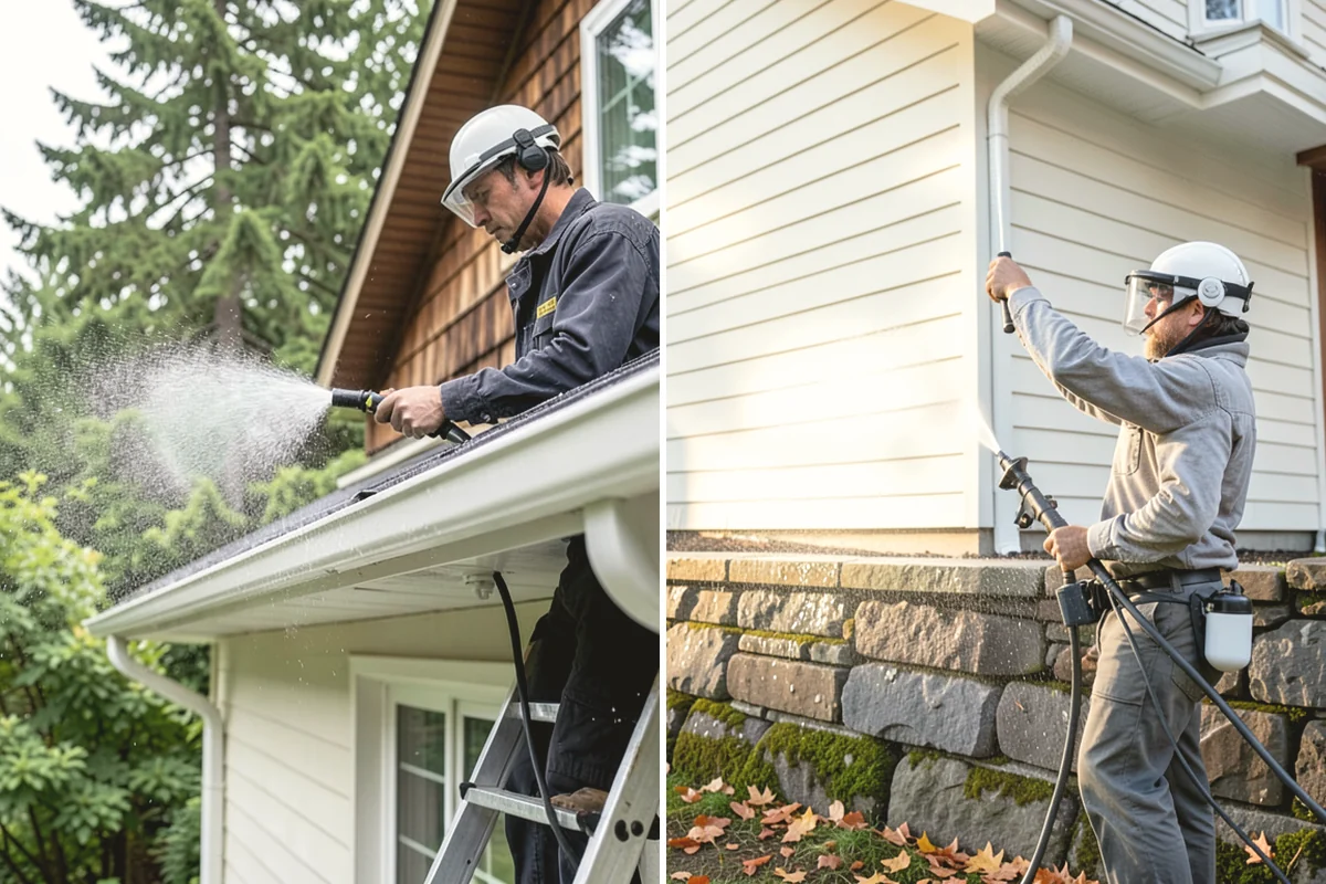 Wood Surface Cleaning in Mill Creek, Snohomish County, WA - Inspect the wood and its condition
