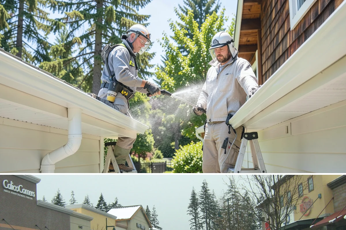 Wood Surface Cleaning in Mill Creek, Snohomish County, WA - Clean wood surfaces in late spring or summer so the boards can dry and, if desired, be sealed within the same dry window.