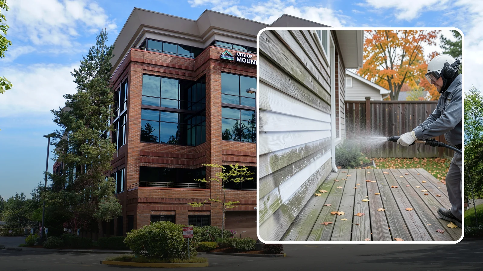 Wood Surface Cleaning in Mountlake Terrace, Snohomish County, WA - Soft, wood-safe cleaning of siding, decks, and wood features that removes mildew and graying without splintering the grain.