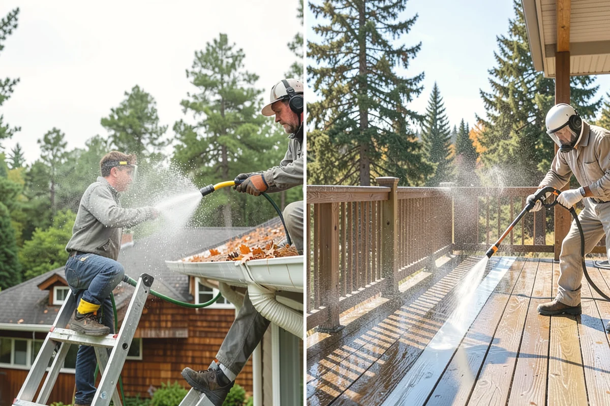 Wood Surface Cleaning in Mountlake Terrace, Snohomish County, WA - Inspect the wood and its condition