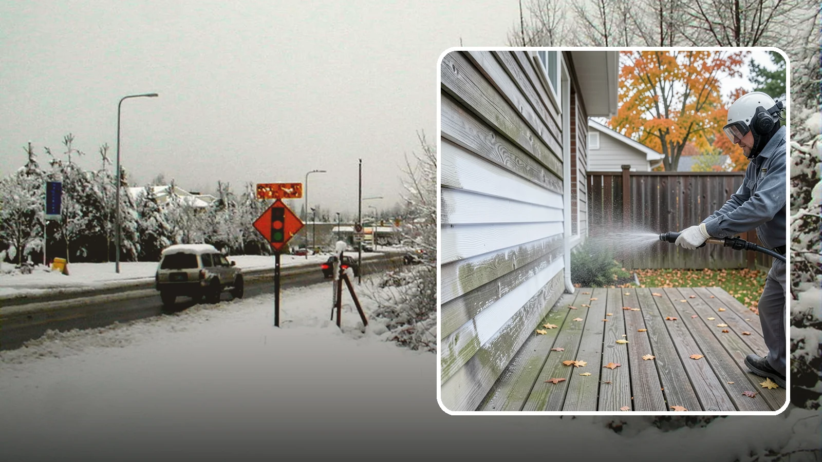 Wood Surface Cleaning in Newcastle, King County, WA - Soft, wood-safe cleaning of siding, decks, and wood features that removes mildew and graying without splintering the grain.
