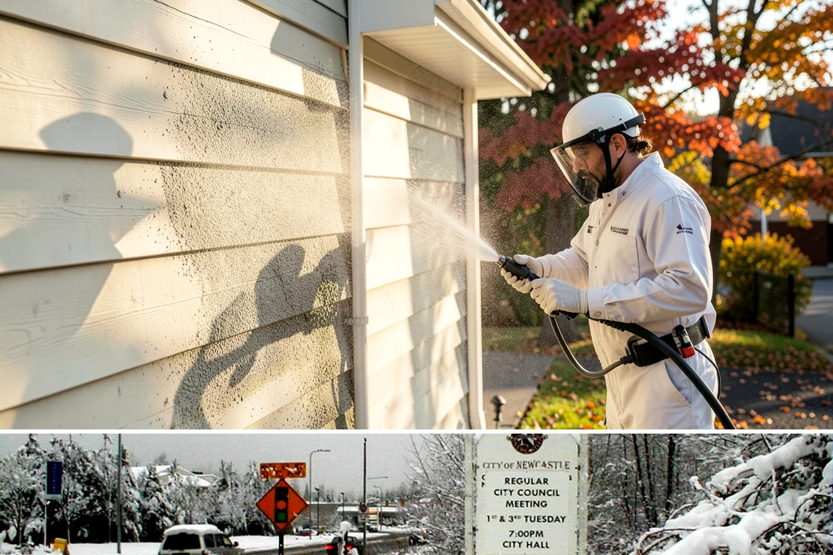 Wood Surface Cleaning in Newcastle, King County, WA - Clean wood surfaces in late spring or summer so the boards can dry and, if desired, be sealed within the same dry window.