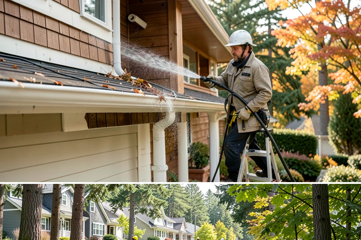 Wood Surface Cleaning in Normandy Park, King County, WA - Clean wood surfaces in late spring or summer so the boards can dry and, if desired, be sealed within the same dry window.