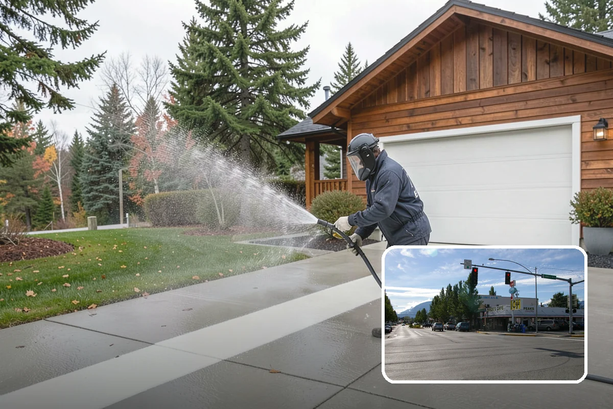 Wood Surface Cleaning in North Bend, King County, WA - Removes mildew and surface graying from wood