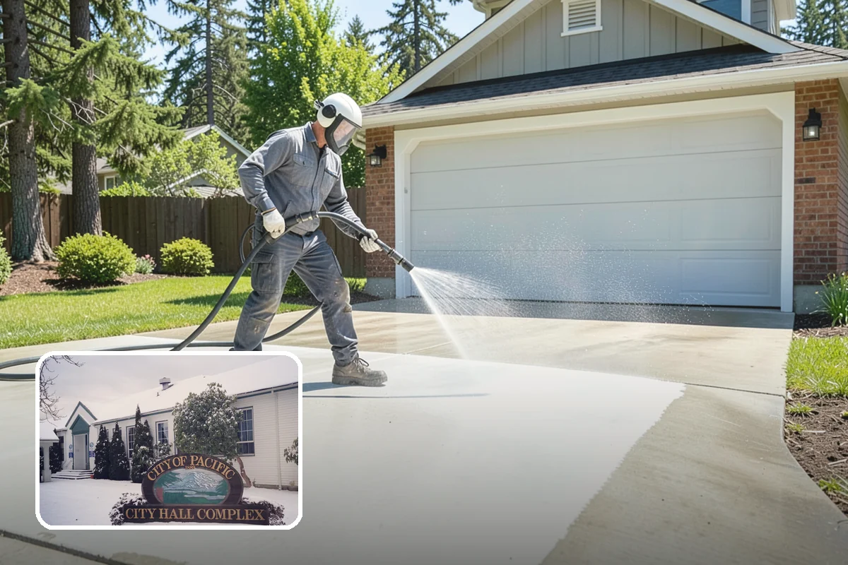 Wood Surface Cleaning in Pacific, King County, WA - Removes mildew and surface graying from wood