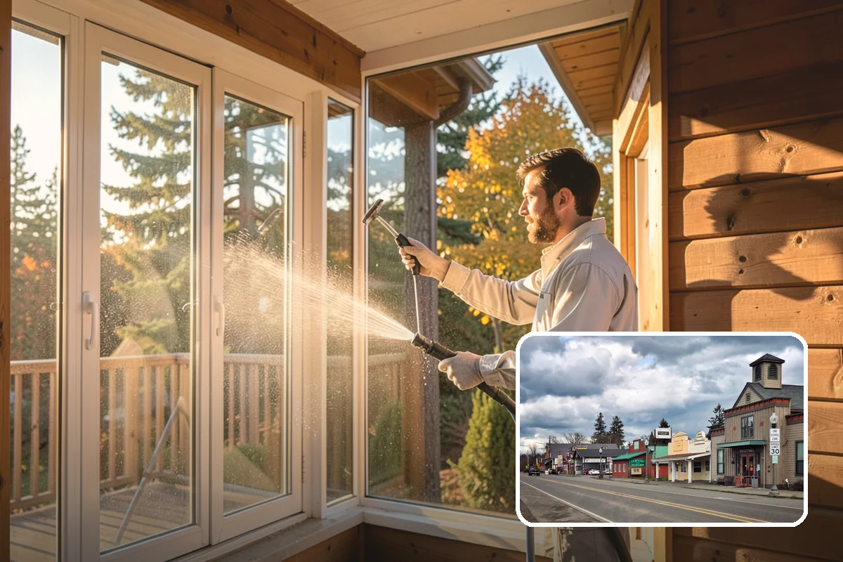 Wood Surface Cleaning in Roy, Pierce County, WA - Removes mildew and surface graying from wood
