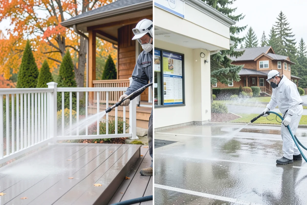 Wood Surface Cleaning in Roy, Pierce County, WA - Inspect the wood and its condition