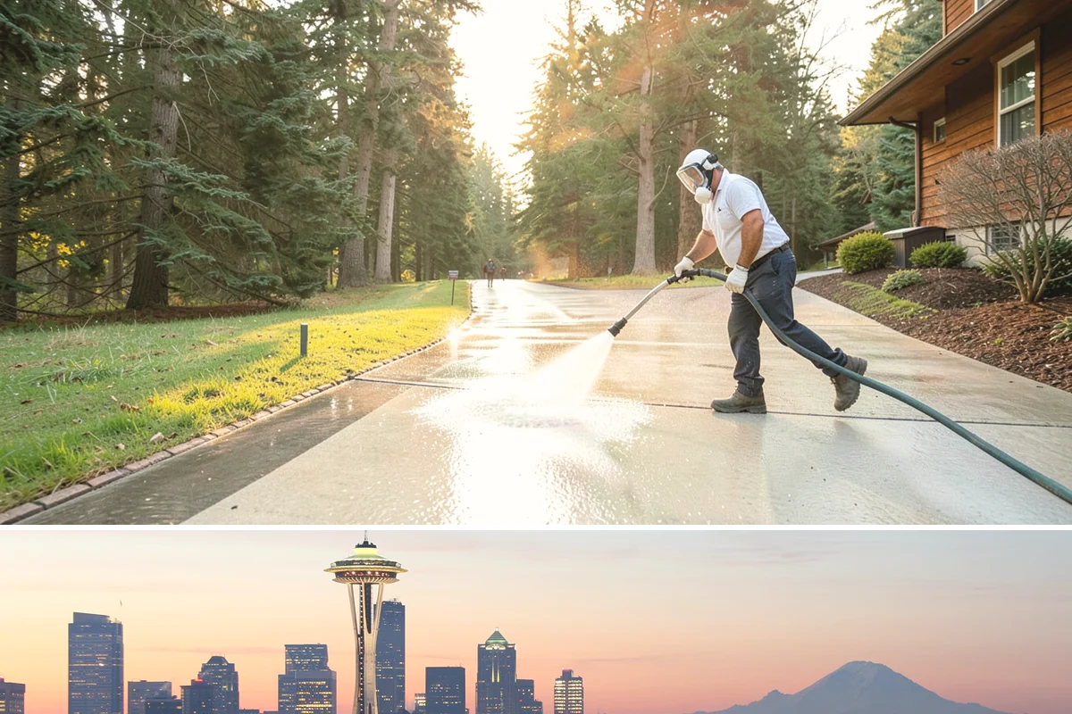 Wood Surface Cleaning in Seattle, King County, WA - Clean wood surfaces in late spring or summer so the boards can dry and, if desired, be sealed within the same dry window.