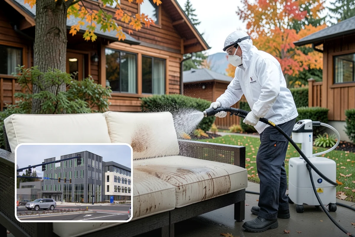 Wood Surface Cleaning in Shoreline, King County, WA - Removes mildew and surface graying from wood