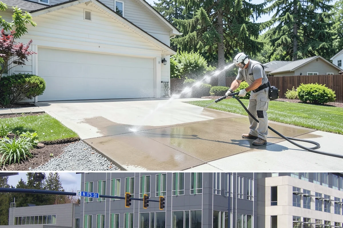 Wood Surface Cleaning in Shoreline, King County, WA - Clean wood surfaces in late spring or summer so the boards can dry and, if desired, be sealed within the same dry window.
