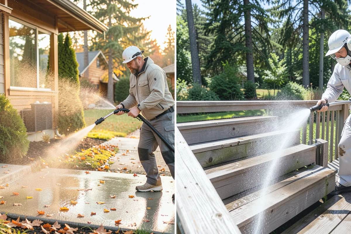 Wood Surface Cleaning in Skykomish, King County, WA - Inspect the wood and its condition