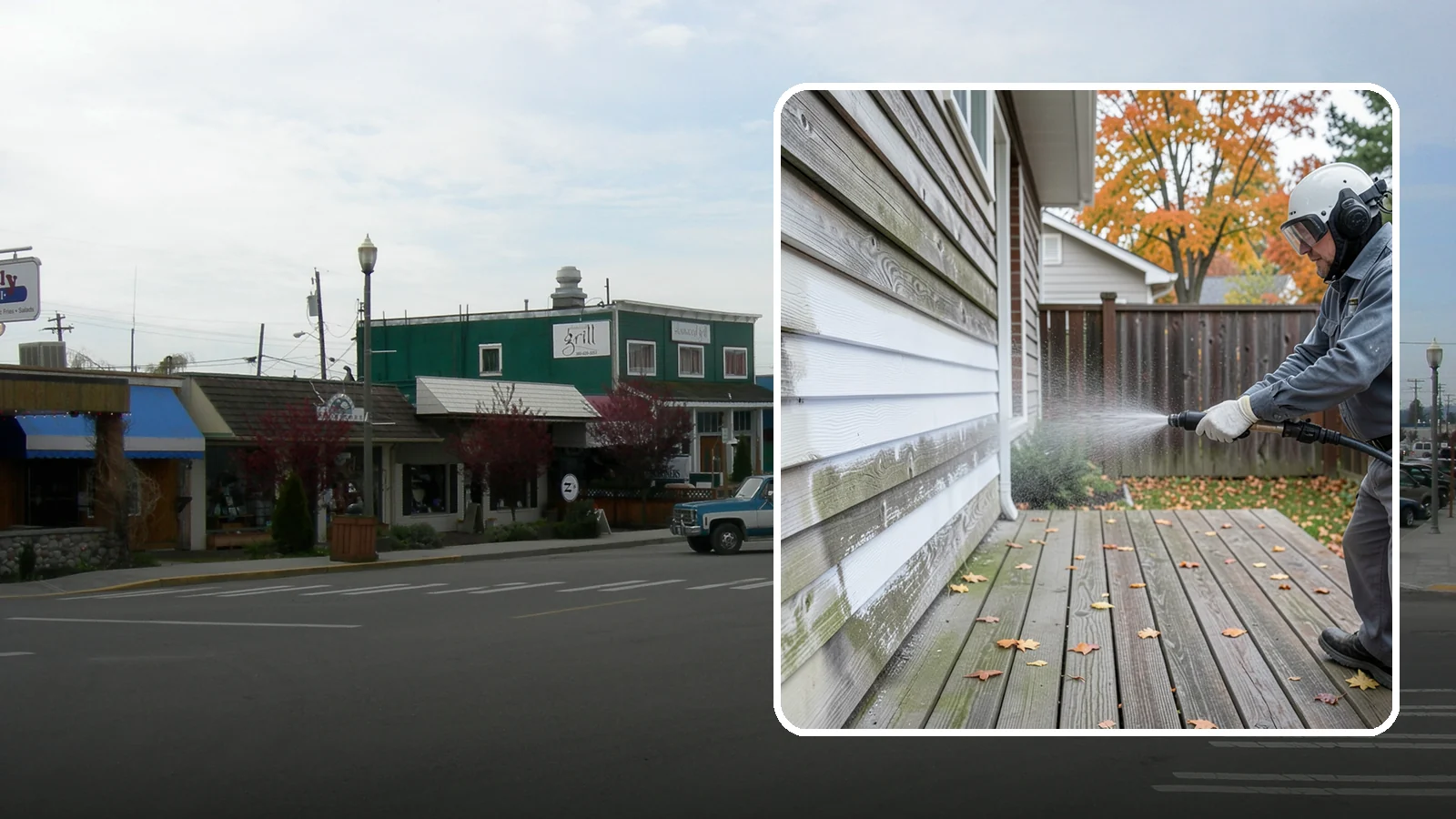 Wood Surface Cleaning in Stanwood, Snohomish County, WA - Soft, wood-safe cleaning of siding, decks, and wood features that removes mildew and graying without splintering the grain.
