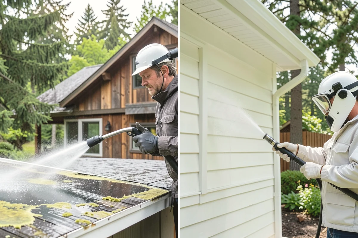 Wood Surface Cleaning in Steilacoom, Pierce County, WA - Inspect the wood and its condition
