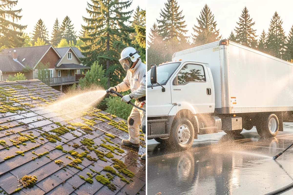 Wood Surface Cleaning in University Place, Pierce County, WA - Inspect the wood and its condition