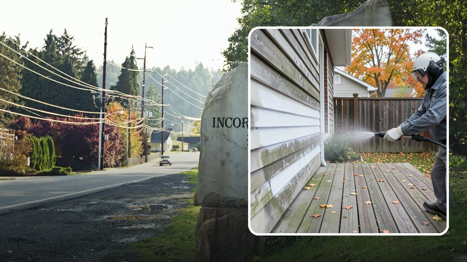 Wood Surface Cleaning in Wilkeson, Pierce County, WA - Soft, wood-safe cleaning of siding, decks, and wood features that removes mildew and graying without splintering the grain.