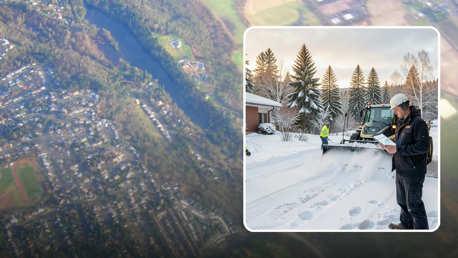 1-Inch Trigger Snow Removal in Algona, King County, WA - Automatic clearing that launches the instant accumulation reaches one inch, the tightest trigger we offer.