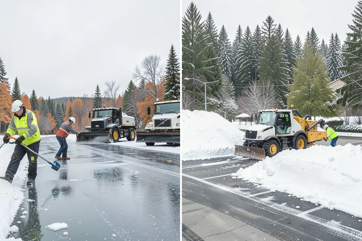 1-Inch Trigger Snow Removal in Anacortes, Skagit County, WA - We set a one-inch measurement trigger for your site at signup