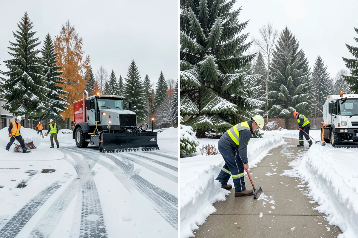 1-Inch Trigger Snow Removal in Arlington, Snohomish County, WA - We set a one-inch measurement trigger for your site at signup