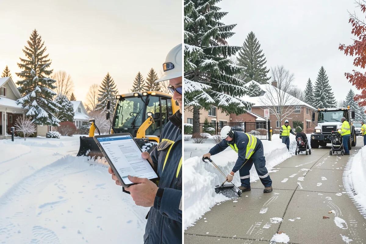 1-Inch Trigger Snow Removal in Black Diamond, King County, WA - We set a one-inch measurement trigger for your site at signup