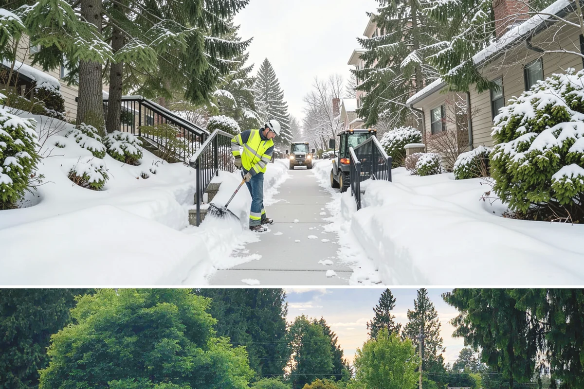 1-Inch Trigger Snow Removal in Bonney Lake, Pierce County, WA - This aggressive trigger is most valuable from December through February when overnight lowland freezes are common.