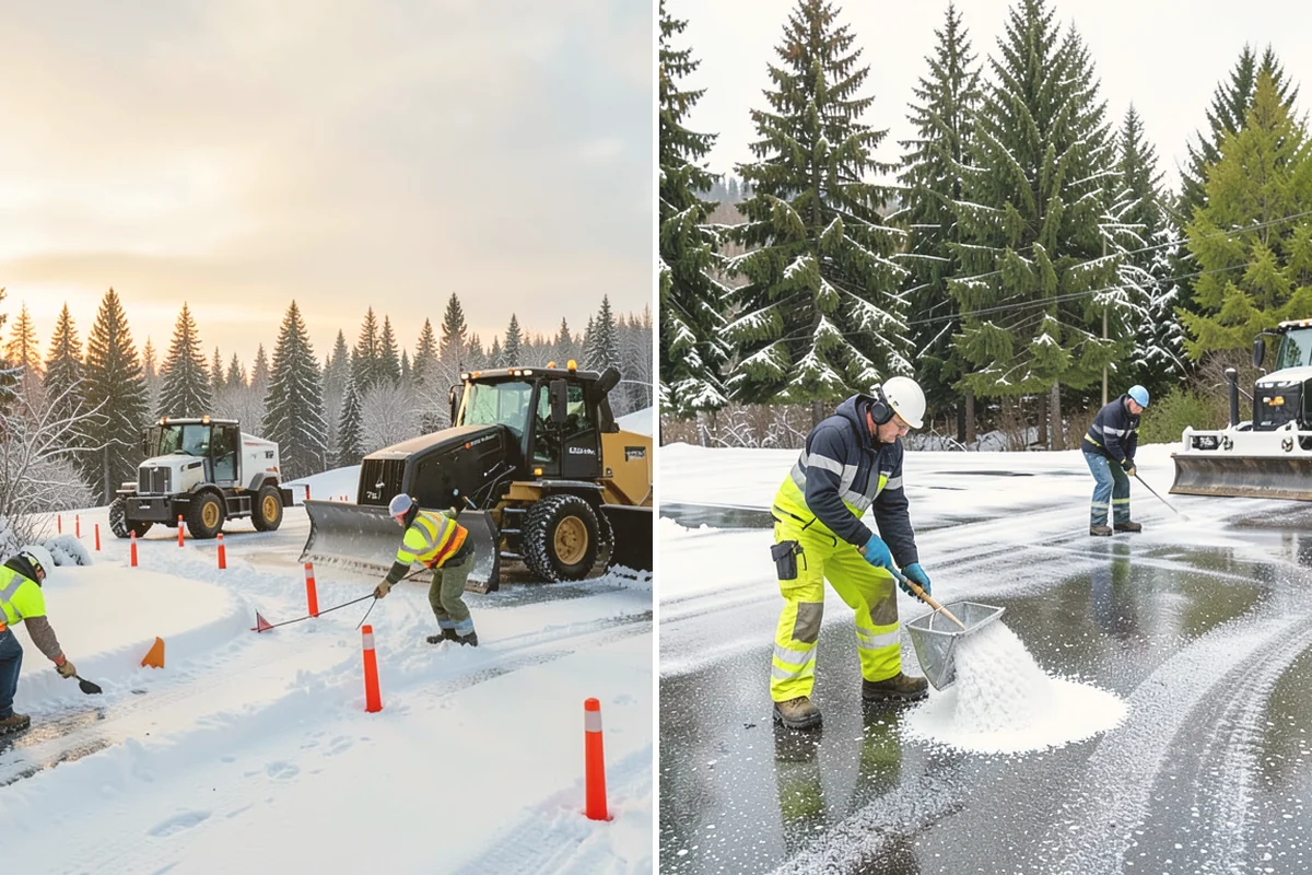 1-Inch Trigger Snow Removal in Bothell, King County, WA - We set a one-inch measurement trigger for your site at signup