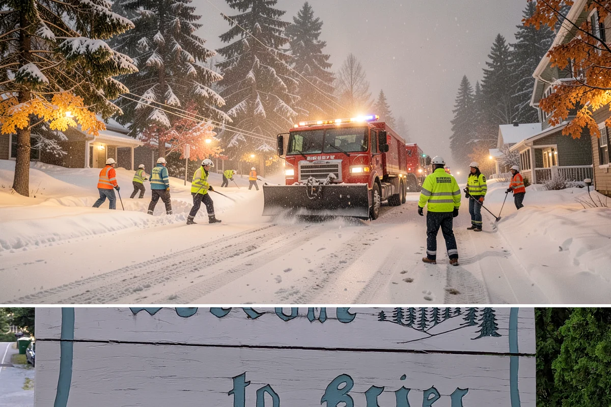 1-Inch Trigger Snow Removal in Brier, Snohomish County, WA - This aggressive trigger is most valuable from December through February when overnight lowland freezes are common.