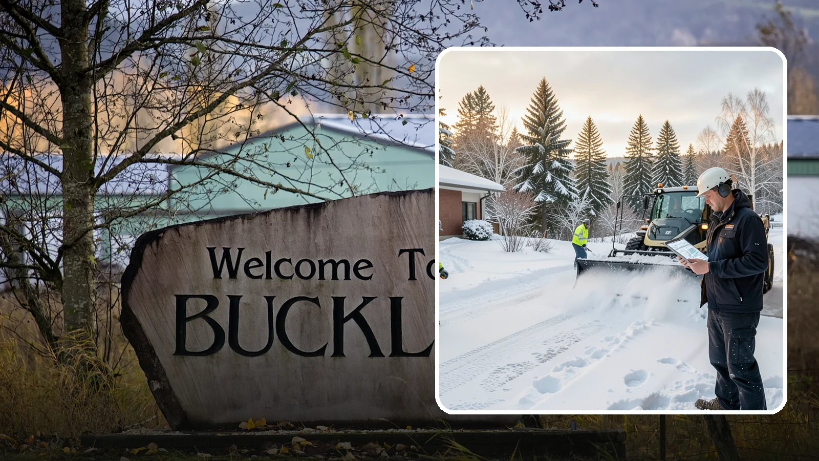 1-Inch Trigger Snow Removal in Buckley, Pierce County, WA - Automatic clearing that launches the instant accumulation reaches one inch, the tightest trigger we offer.