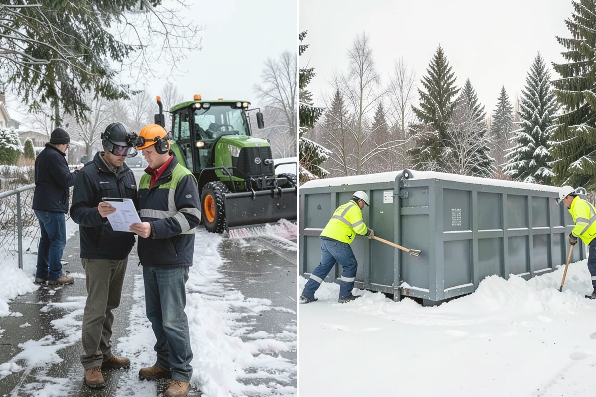 1-Inch Trigger Snow Removal in Burlington, Skagit County, WA - We set a one-inch measurement trigger for your site at signup