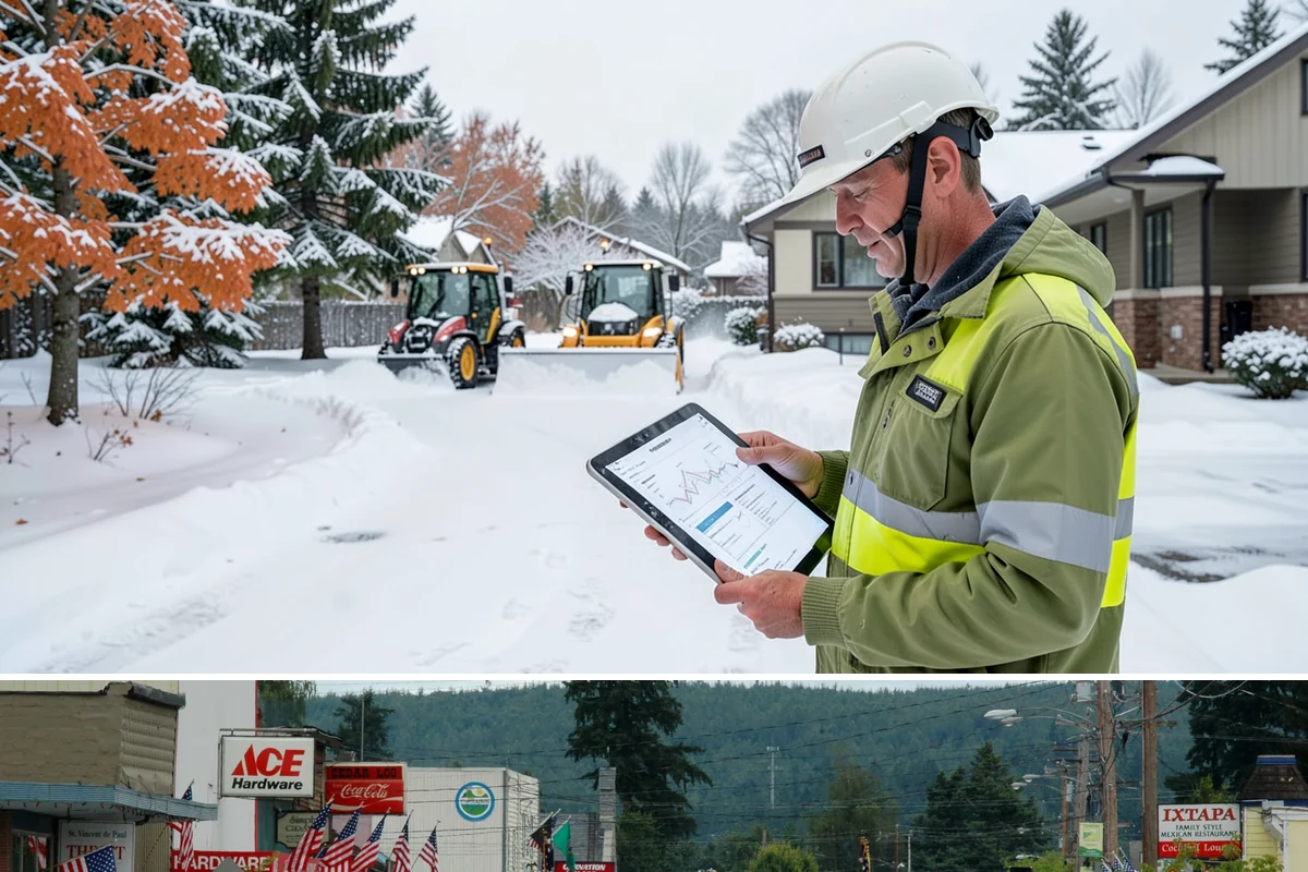 1-Inch Trigger Snow Removal in Carnation, King County, WA - This aggressive trigger is most valuable from December through February when overnight lowland freezes are common.