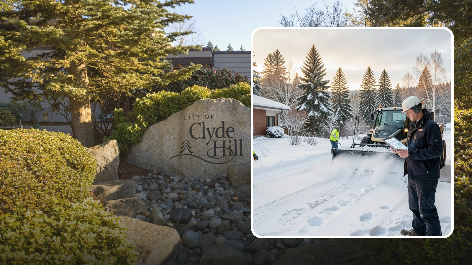 1-Inch Trigger Snow Removal in Clyde Hill, King County, WA - Automatic clearing that launches the instant accumulation reaches one inch, the tightest trigger we offer.