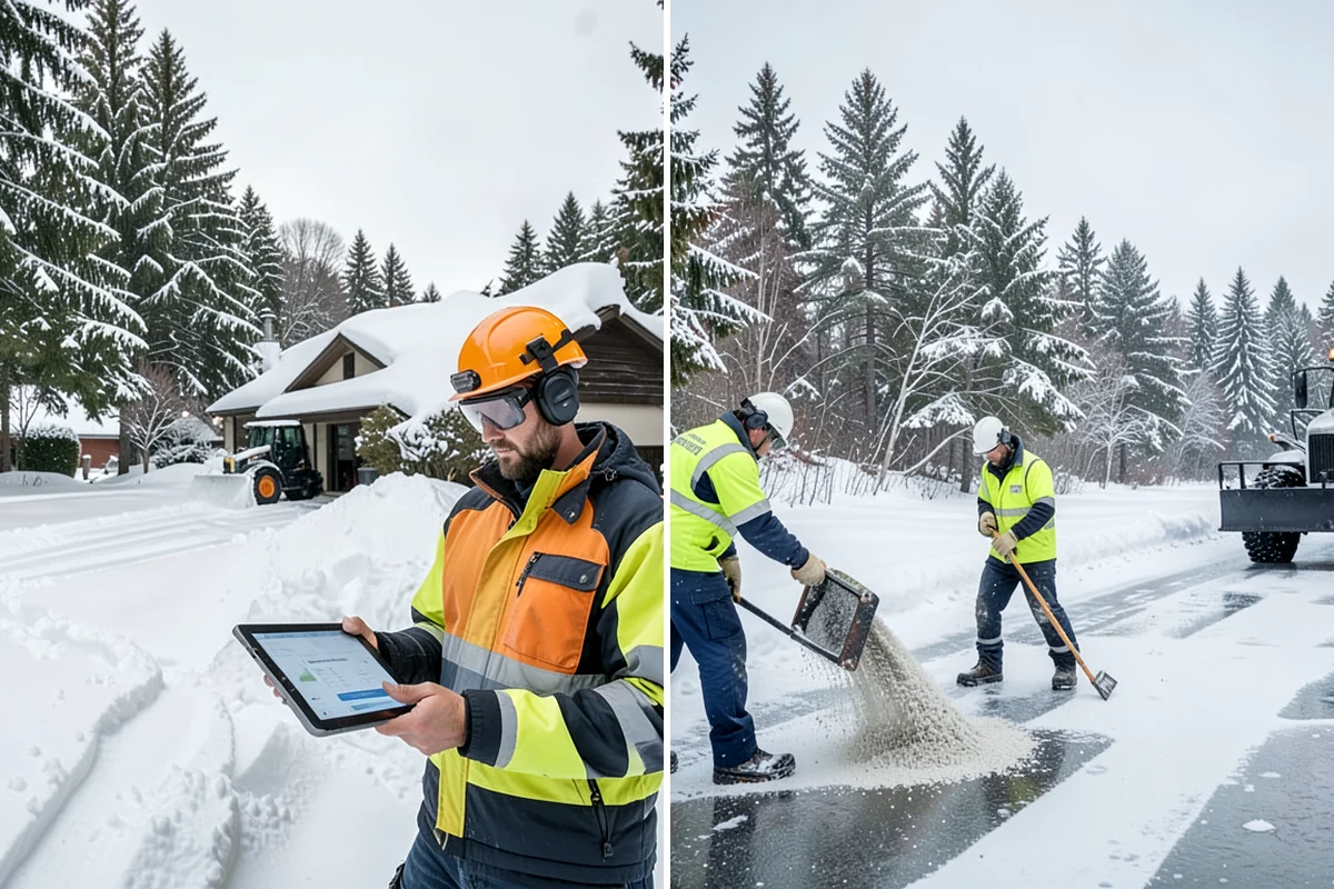 1-Inch Trigger Snow Removal in Clyde Hill, King County, WA - We set a one-inch measurement trigger for your site at signup