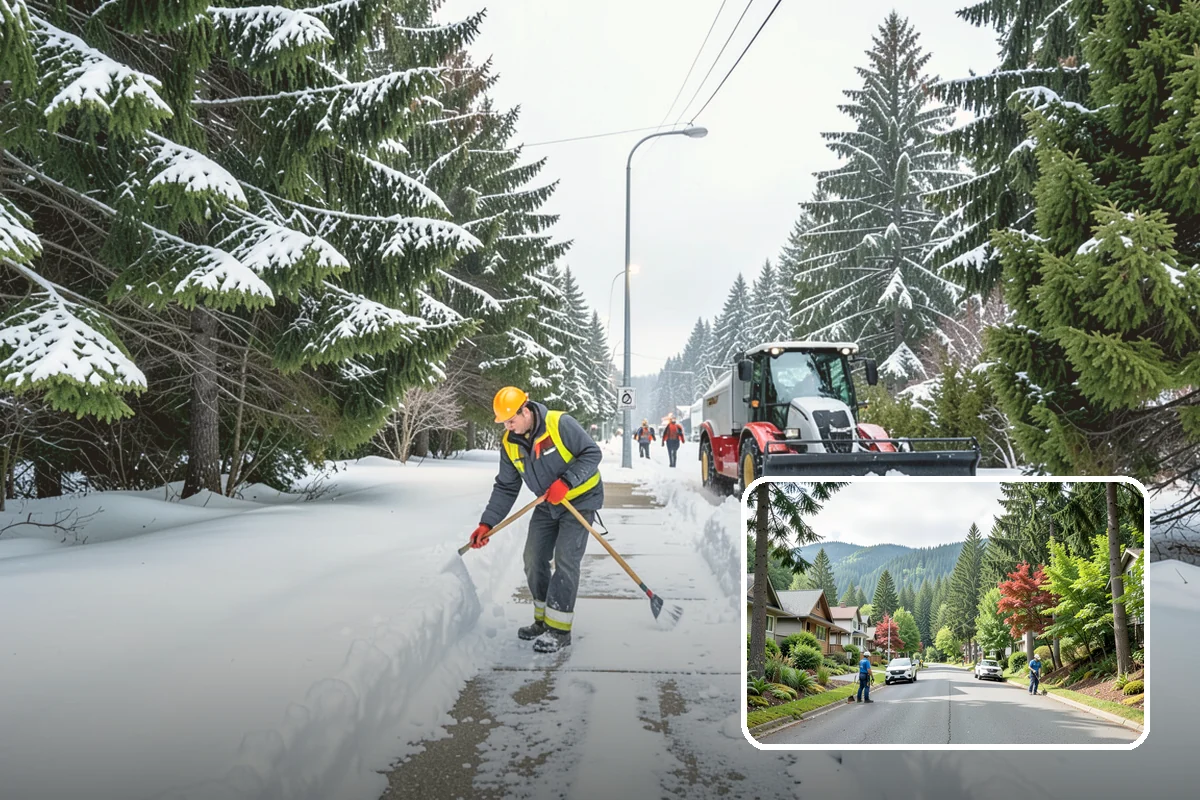1-Inch Trigger Snow Removal in Darrington, Snohomish County, WA - Earliest possible dispatch of any trigger level