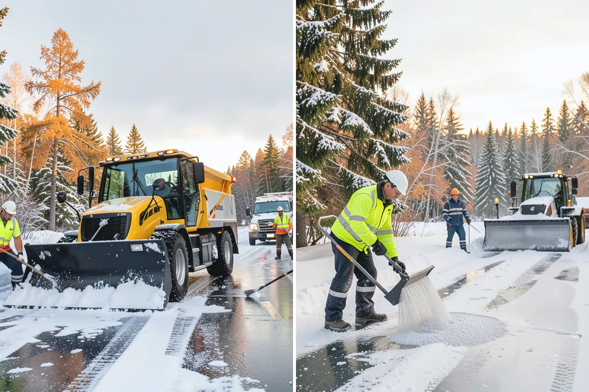 1-Inch Trigger Snow Removal in Darrington, Snohomish County, WA - We set a one-inch measurement trigger for your site at signup