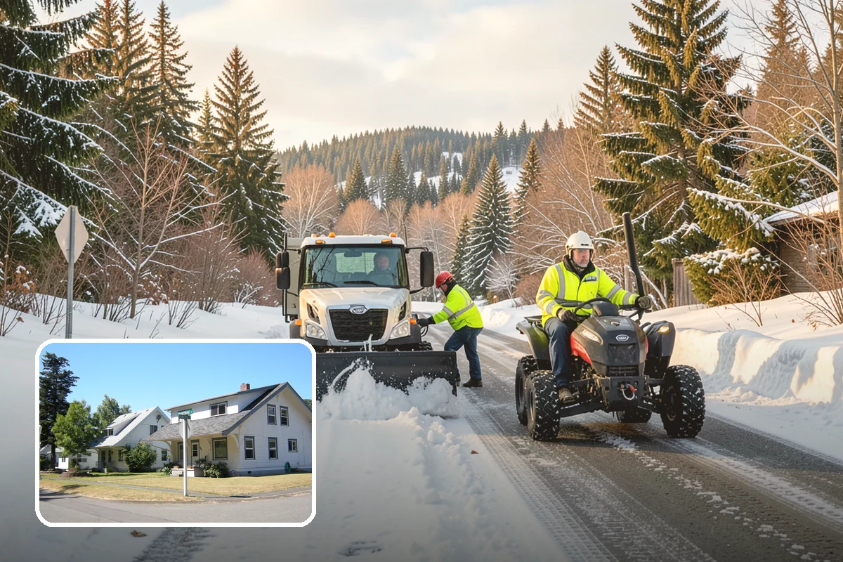 1-Inch Trigger Snow Removal in DuPont, Pierce County, WA - Earliest possible dispatch of any trigger level