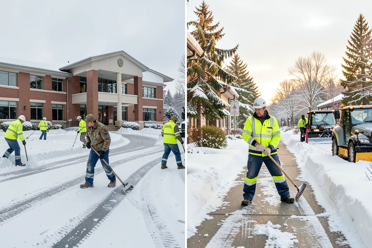 1-Inch Trigger Snow Removal in DuPont, Pierce County, WA - We set a one-inch measurement trigger for your site at signup