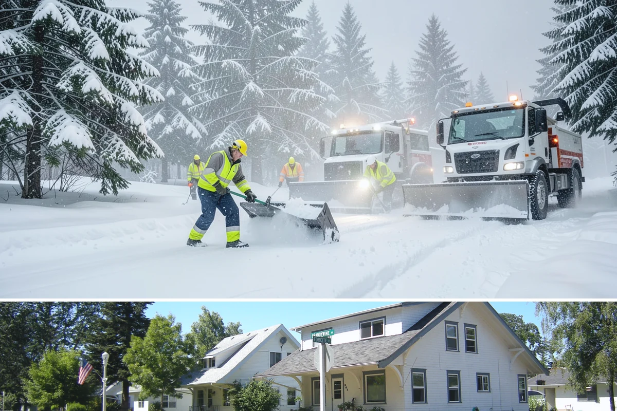 1-Inch Trigger Snow Removal in DuPont, Pierce County, WA - This aggressive trigger is most valuable from December through February when overnight lowland freezes are common.