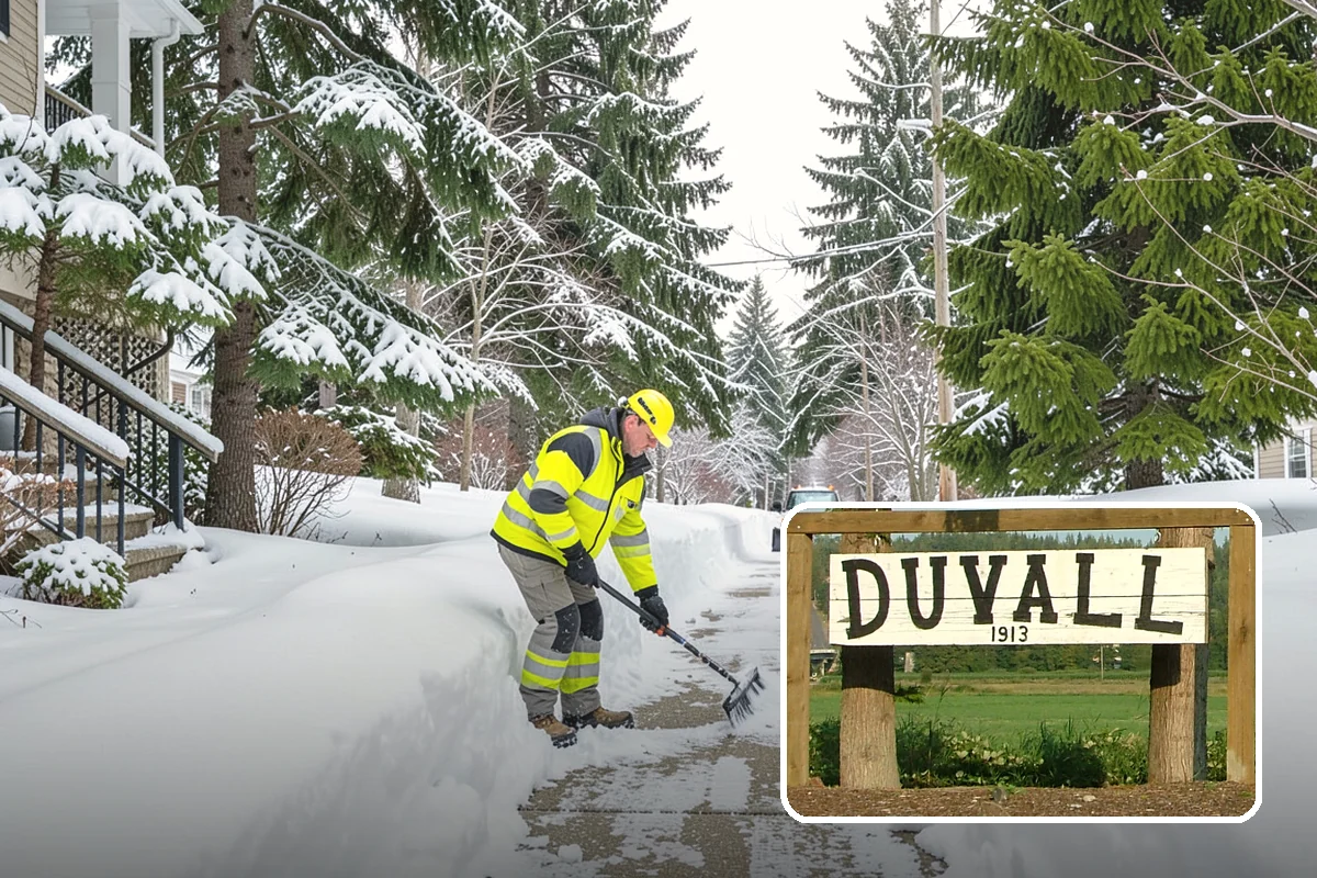 1-Inch Trigger Snow Removal in Duvall, King County, WA - Earliest possible dispatch of any trigger level