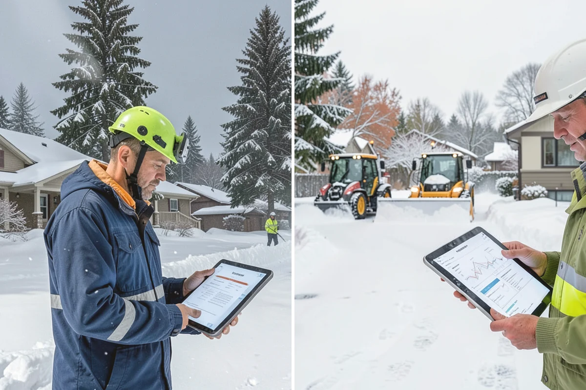 1-Inch Trigger Snow Removal in Duvall, King County, WA - We set a one-inch measurement trigger for your site at signup