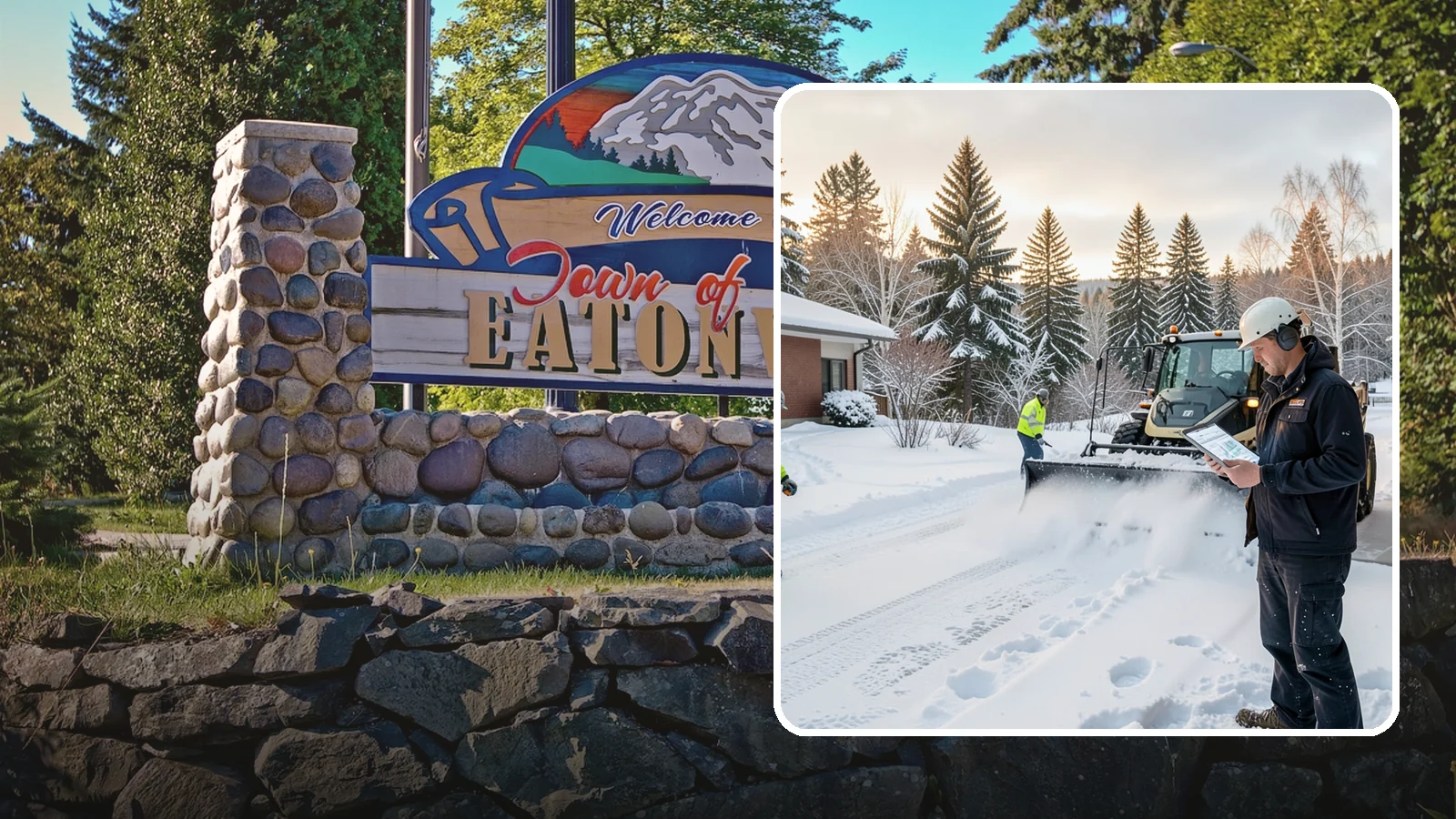 1-Inch Trigger Snow Removal in Eatonville, Pierce County, WA - Automatic clearing that launches the instant accumulation reaches one inch, the tightest trigger we offer.