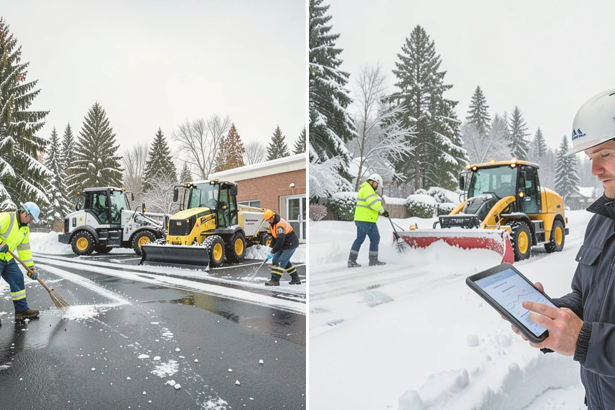 1-Inch Trigger Snow Removal in Eatonville, Pierce County, WA - We set a one-inch measurement trigger for your site at signup