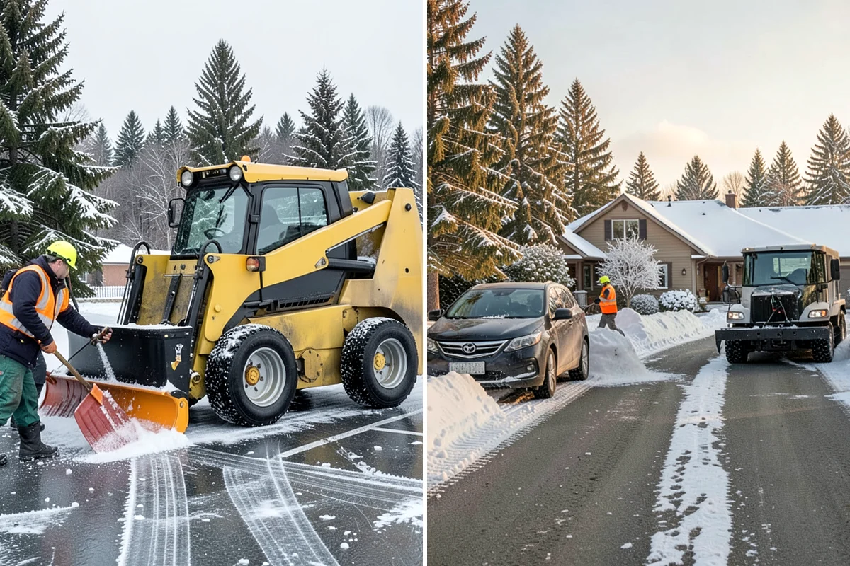 1-Inch Trigger Snow Removal in Federal Way, King County, WA - We set a one-inch measurement trigger for your site at signup