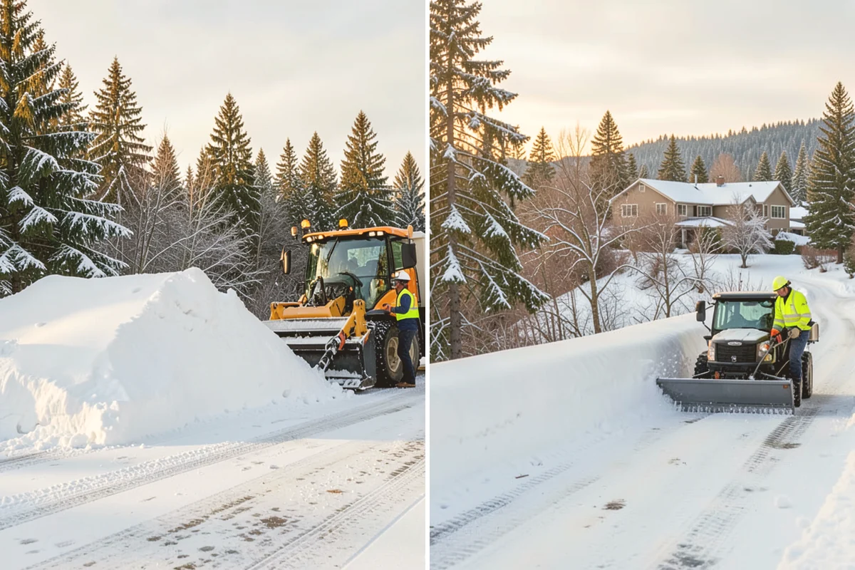 1-Inch Trigger Snow Removal in Fife, Pierce County, WA - We set a one-inch measurement trigger for your site at signup
