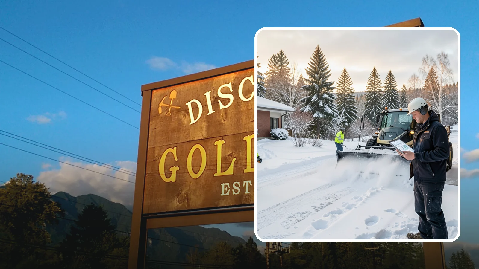 1-Inch Trigger Snow Removal in Gold Bar, Snohomish County, WA - Automatic clearing that launches the instant accumulation reaches one inch, the tightest trigger we offer.
