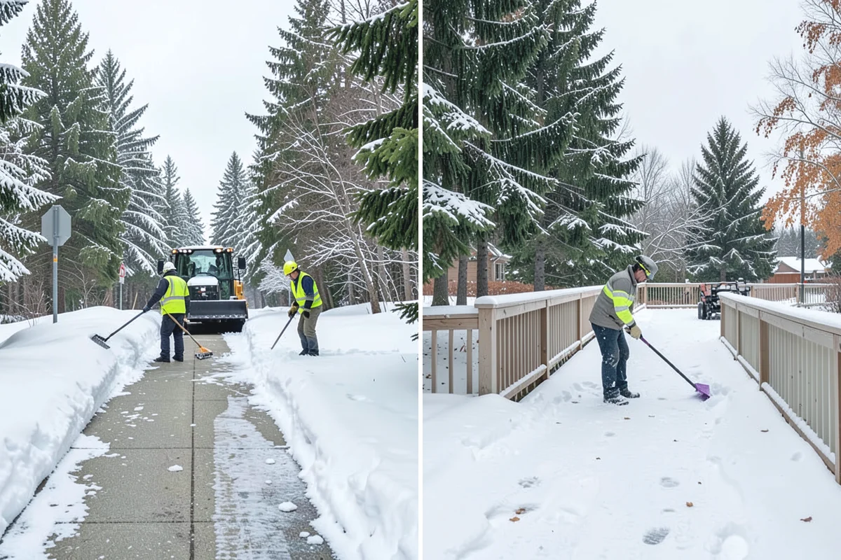 1-Inch Trigger Snow Removal in Gold Bar, Snohomish County, WA - We set a one-inch measurement trigger for your site at signup